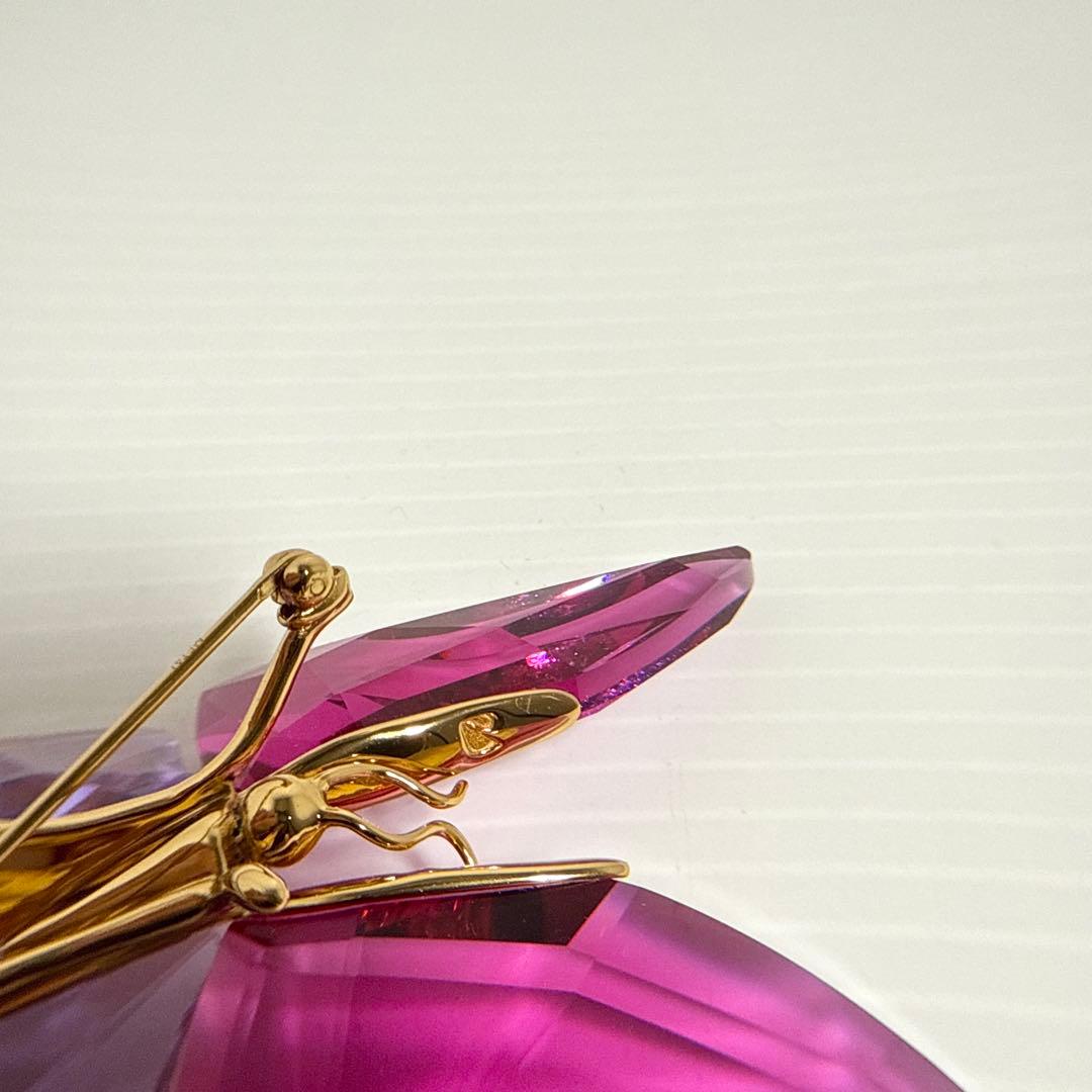 レア！スワロフスキー ブローチ 蝶 バタフライ 2004年 廃盤 シルバー925