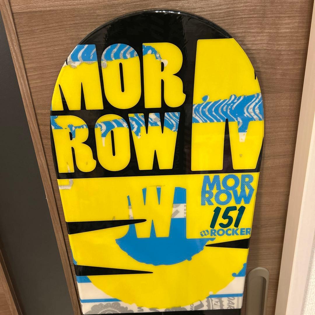 【美品】Morrowスノーボード151cmMORROW ビンディングセット
