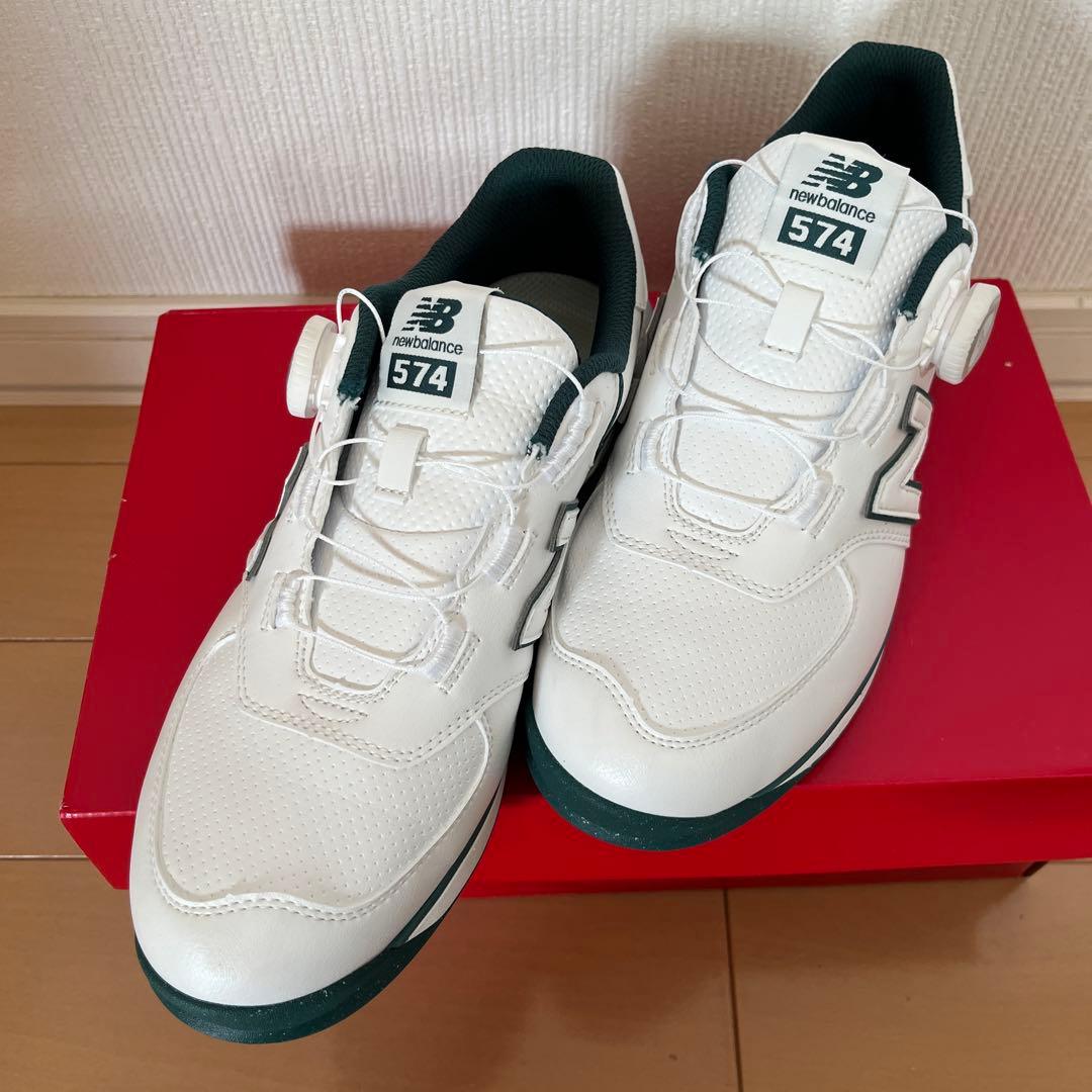 ニューバランス574 v4 SL Boa スパイクレスゴルフシューズ (2E)