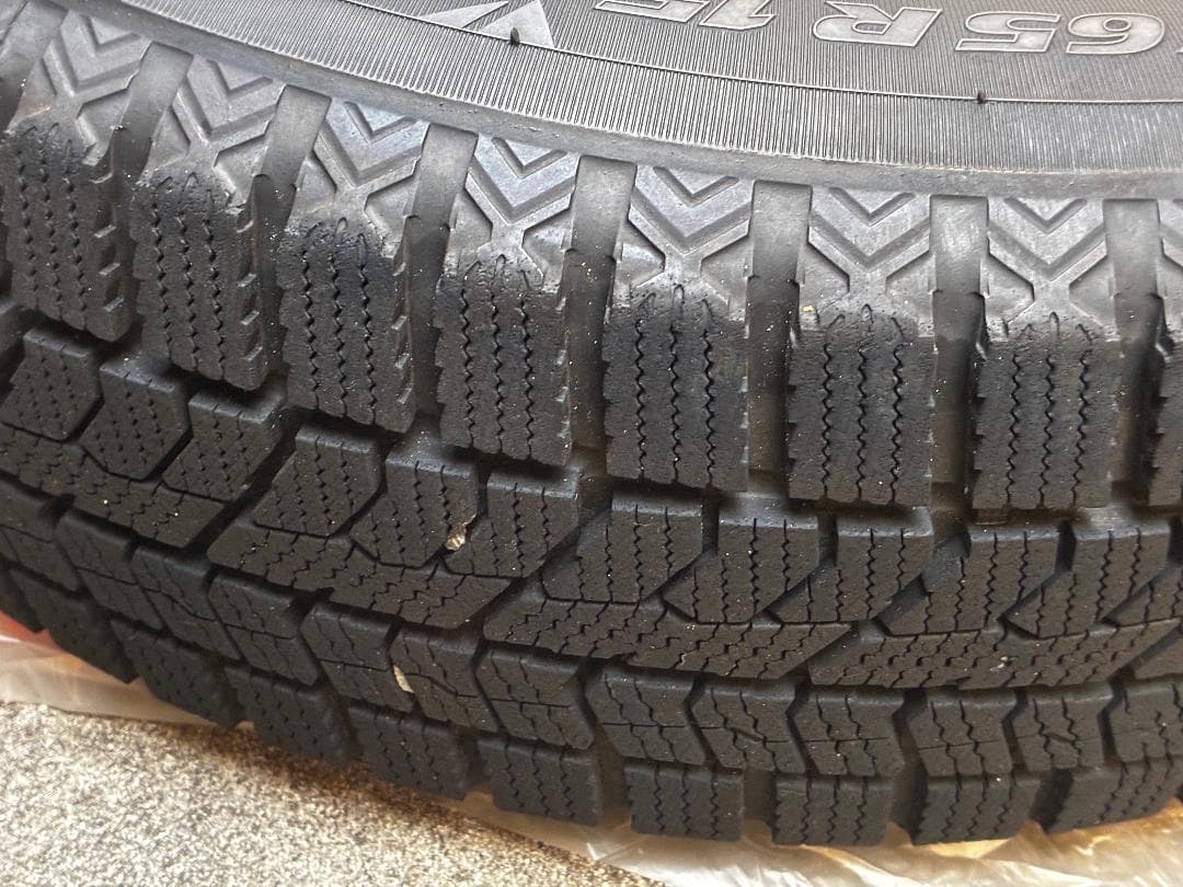 【送料込】175/65R15 スタッドレス4本セット＋アルミ WAREN
