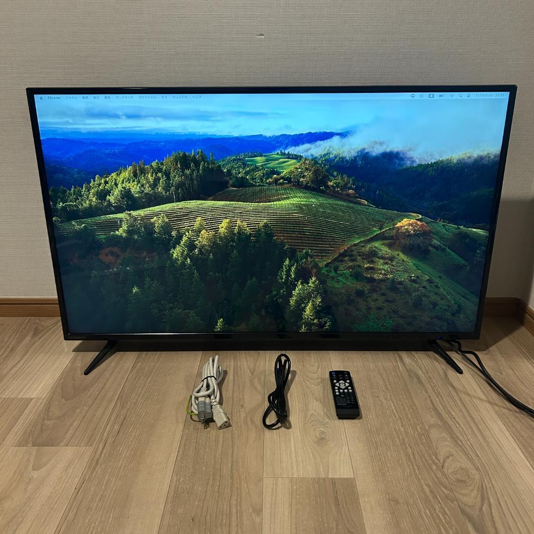 【リモコン付】I・O DATA モニター 43インチ EX-LD4K432DB