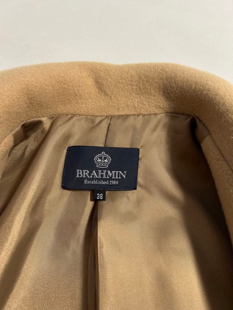 ベージュ ウールチェスターコート
