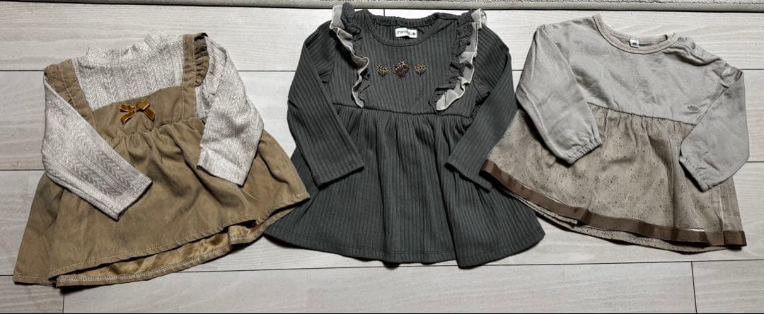 まとめ売り23点　女の子　春夏服　80.90 アウターあり　プティマイン