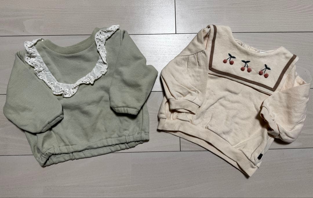 まとめ売り23点　女の子　春夏服　80.90 アウターあり　プティマイン