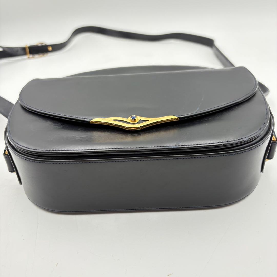 カルティエ サファイアライン ショルダーバッグ ネイビー 0724-S6570h