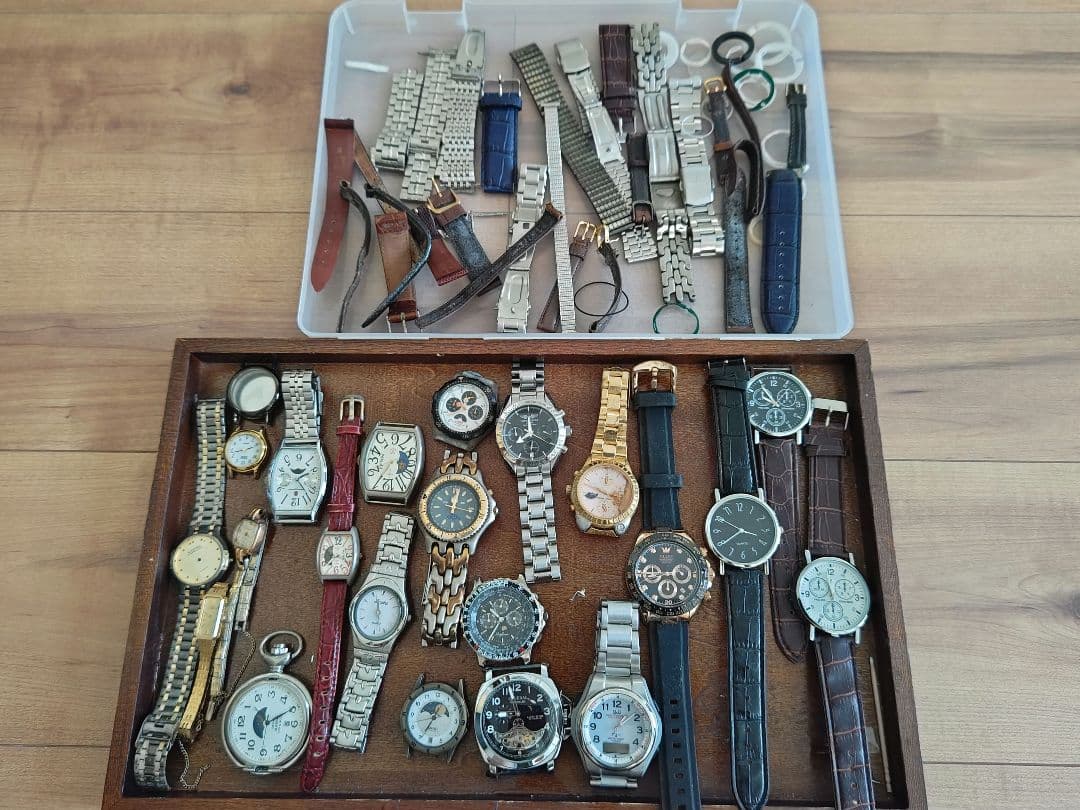 ジャンク腕時計部品セット売り