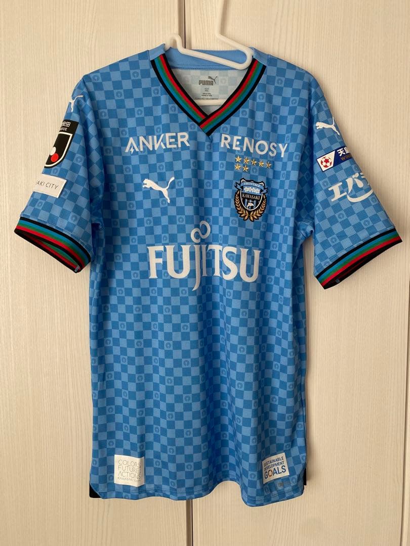 2024 川崎フロンターレ 1st ユニフォーム　２ＸＬ　天皇杯マーク加工