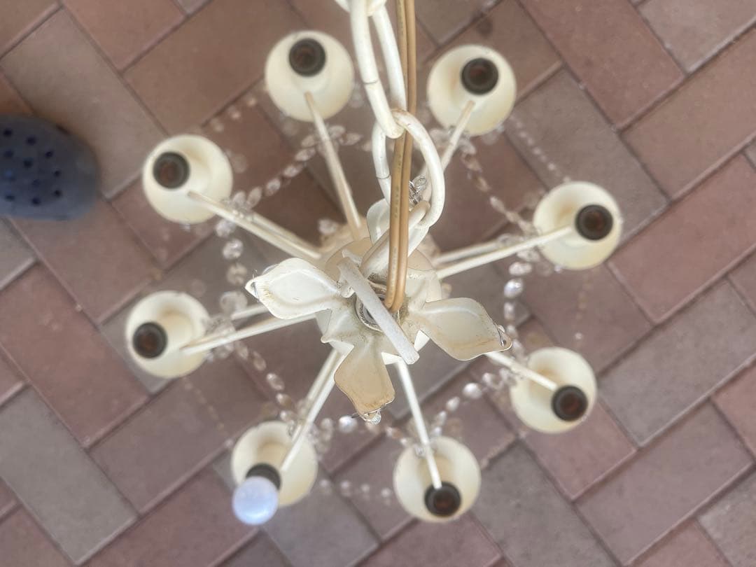 ローラアシュレイ シャンデリア 8灯式 200W