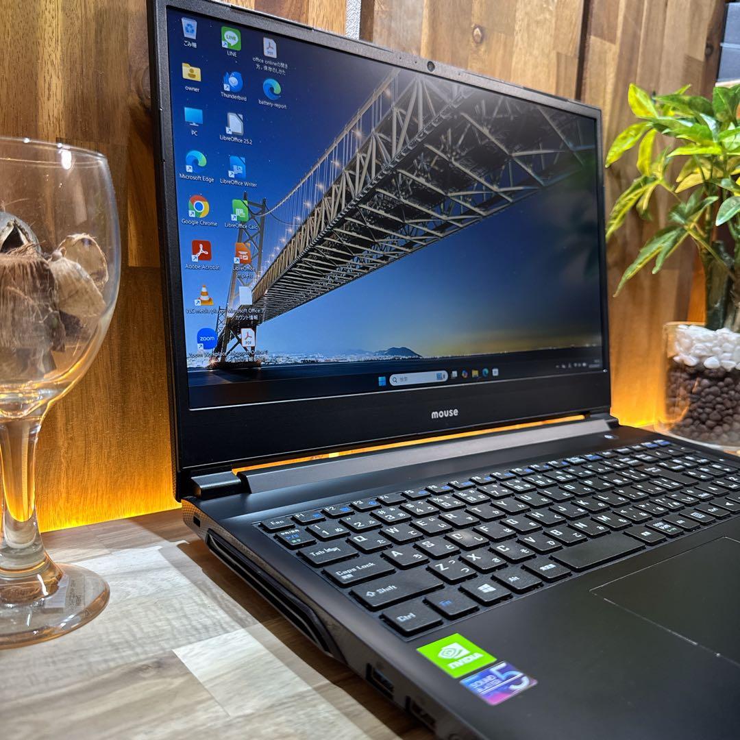美品ゲーミング‼️Mouse☘️最高峰i7☘メモリ16GB☘フルHD☘ノートパソコン