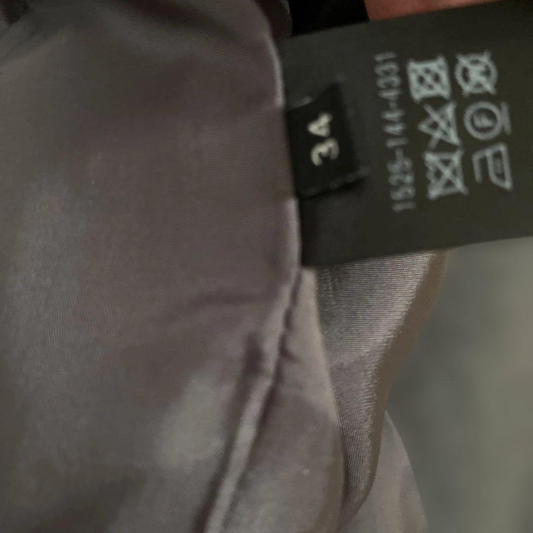 グレー ウール ダブルブレストピーコート