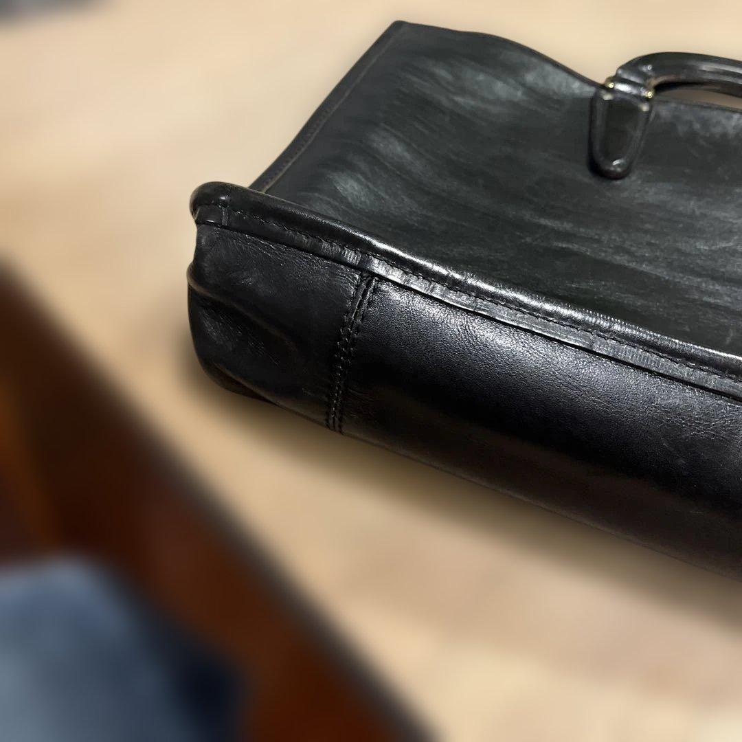 最終値下げ　フェリージ　黒　オールレザー ビジネスバッグ