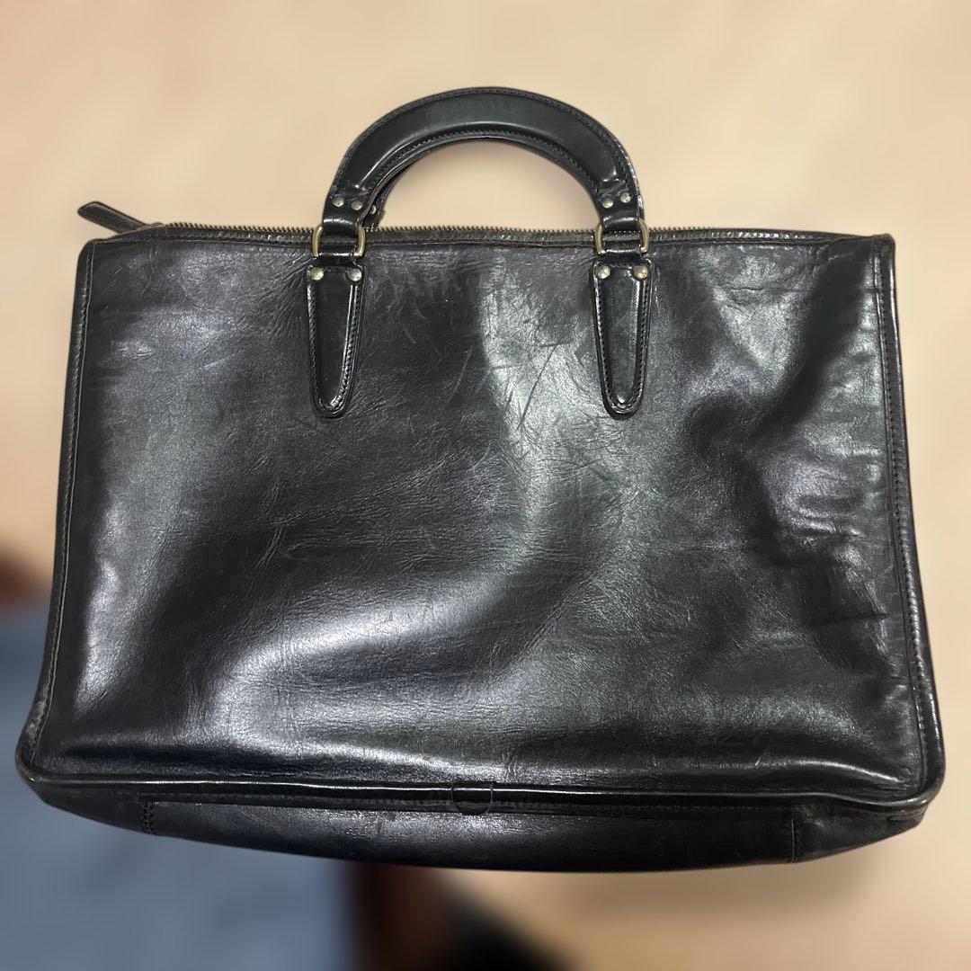 最終値下げ　フェリージ　黒　オールレザー ビジネスバッグ