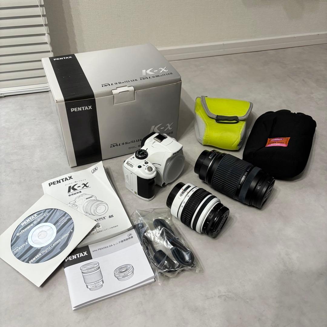 PENTAX K-x ホワイト デジタル一眼レフカメラ