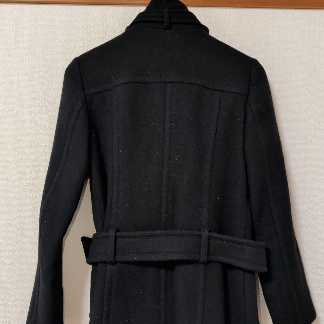 BURBERRY BLUE LABEL ブラック ピーコート