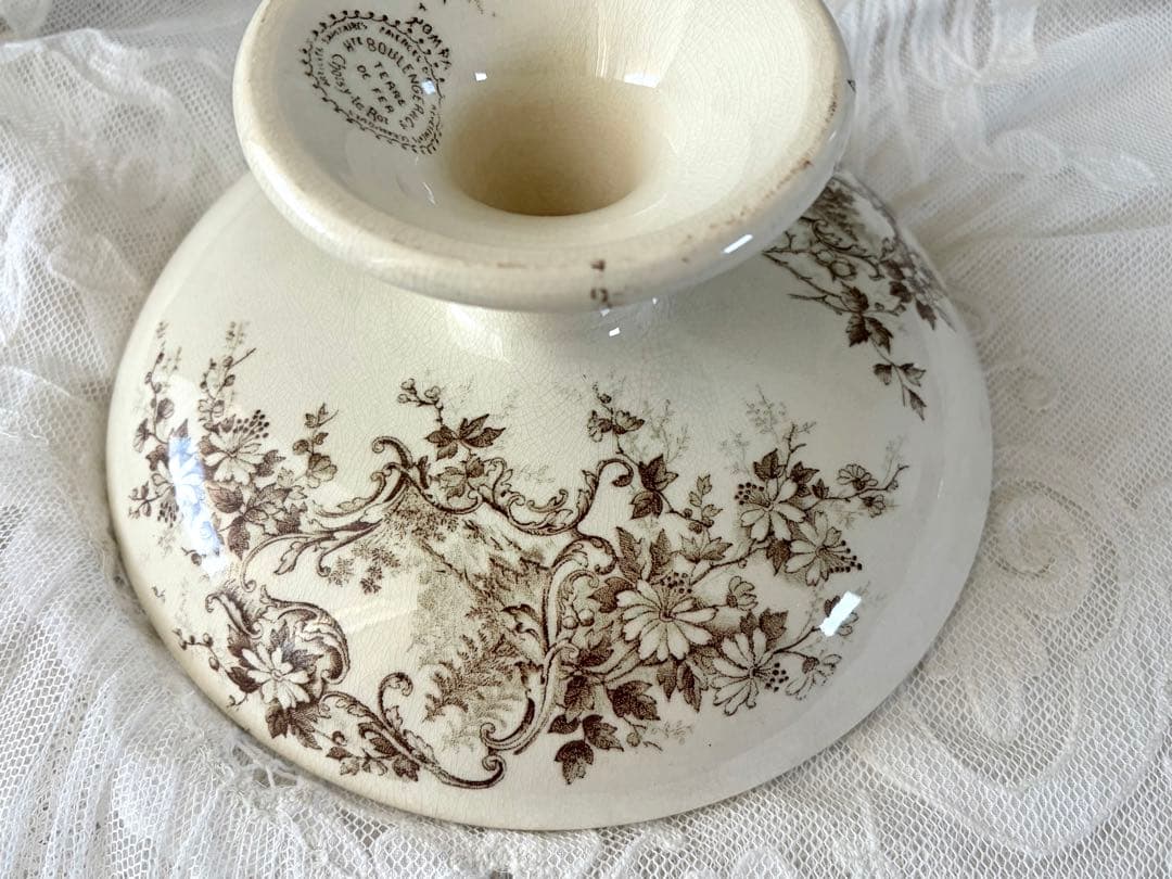 【希少】 フランスアンティーク コンポティエ ショワジールロワ ポンパドール