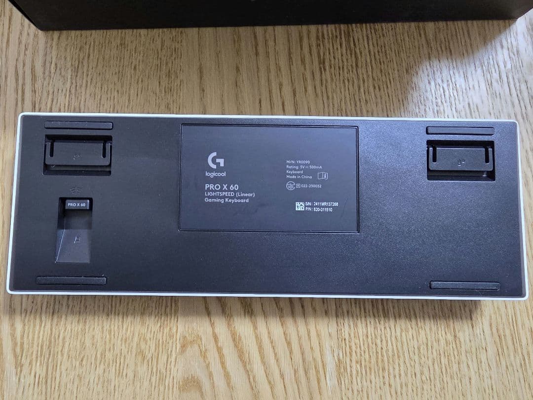 Logicool G PRO X 60 ゲーミングキーボード　ホワイト