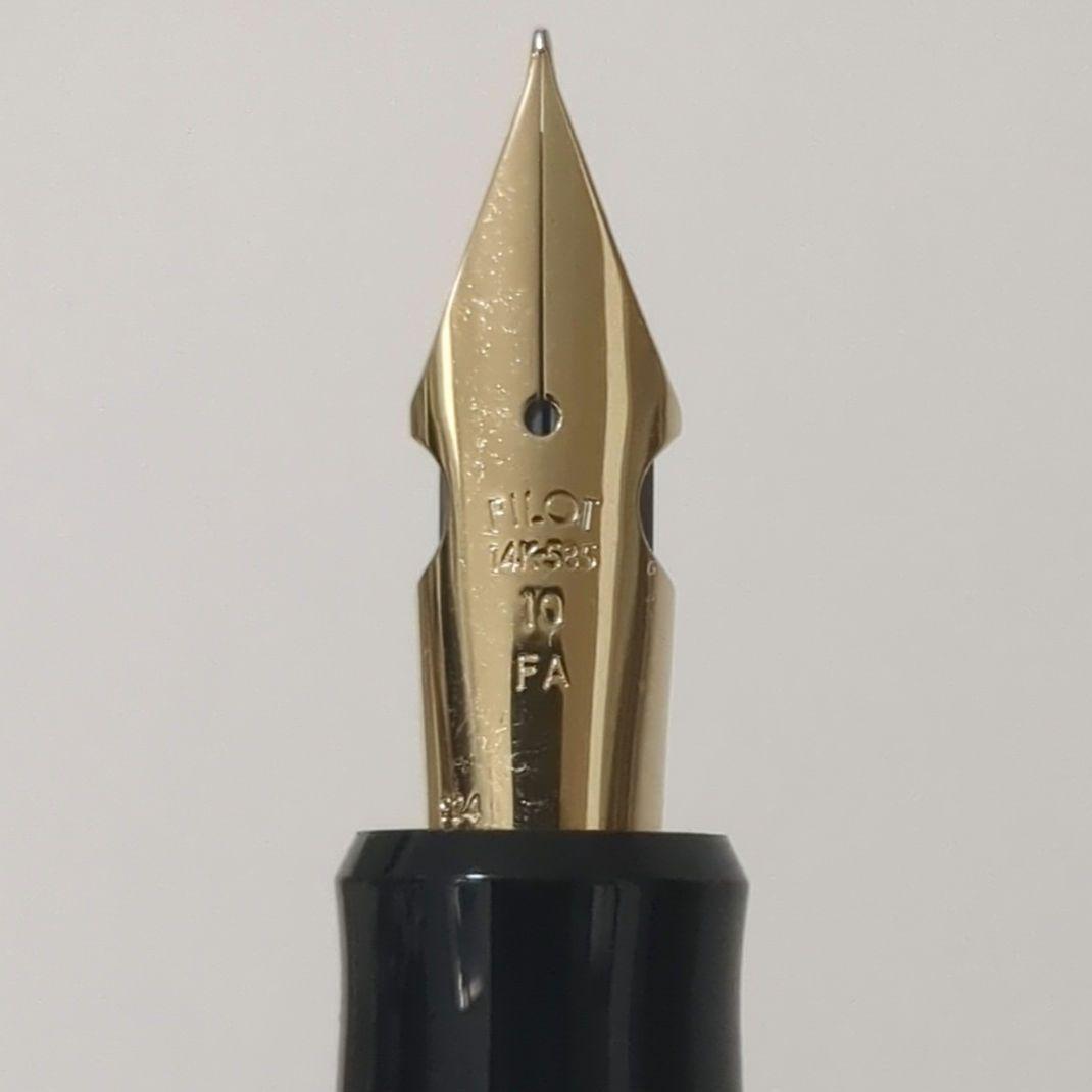 【ほぼ未使用品】PILOT　万年筆　カスタム742　FA　14K