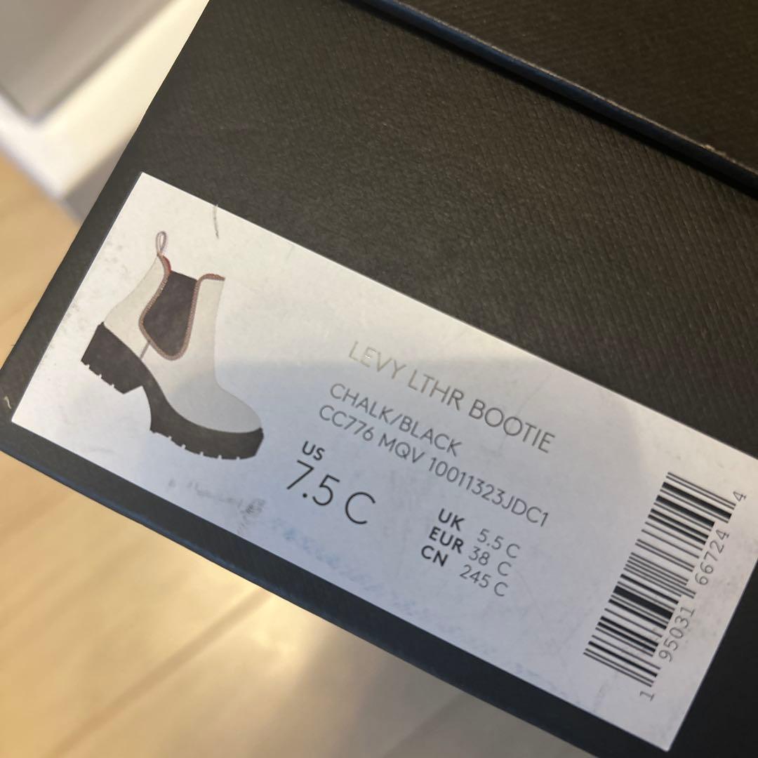 み*ー様 未使用新品箱付★定価6.6万円★COACH ビジュー付サイドゴアブーツ