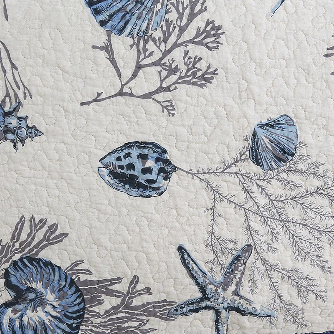 キルトベッドカバー3点セット綿マルチカバー キルティング 831