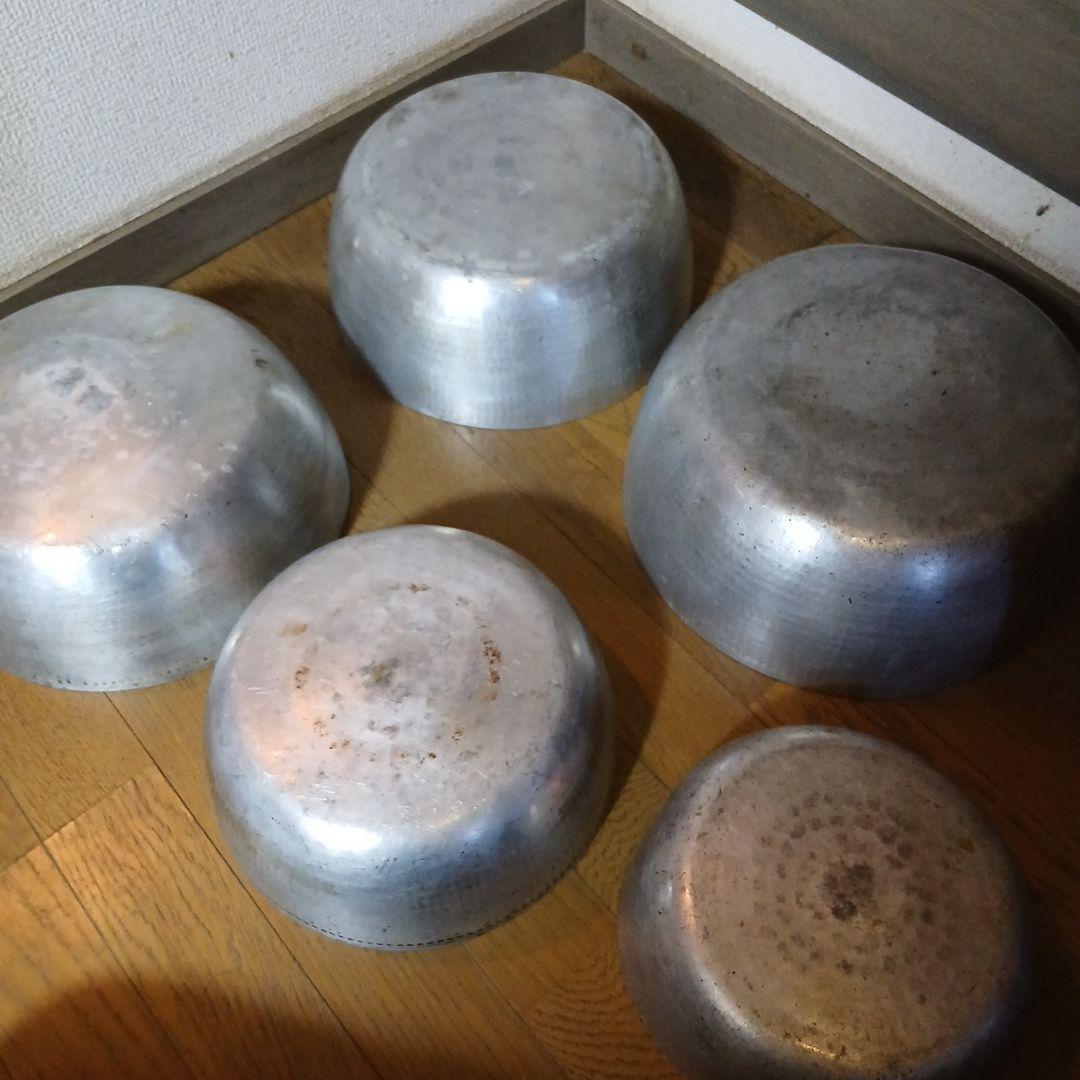 f*f様 料理人仕様アルミ製やっとこ鍋 5個セット 　ガス専用