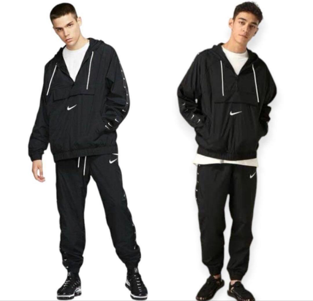 2/4まで限定価格　ナイキ　ウーブン　ビッグ スウッシュ セットアップ　ナイロン