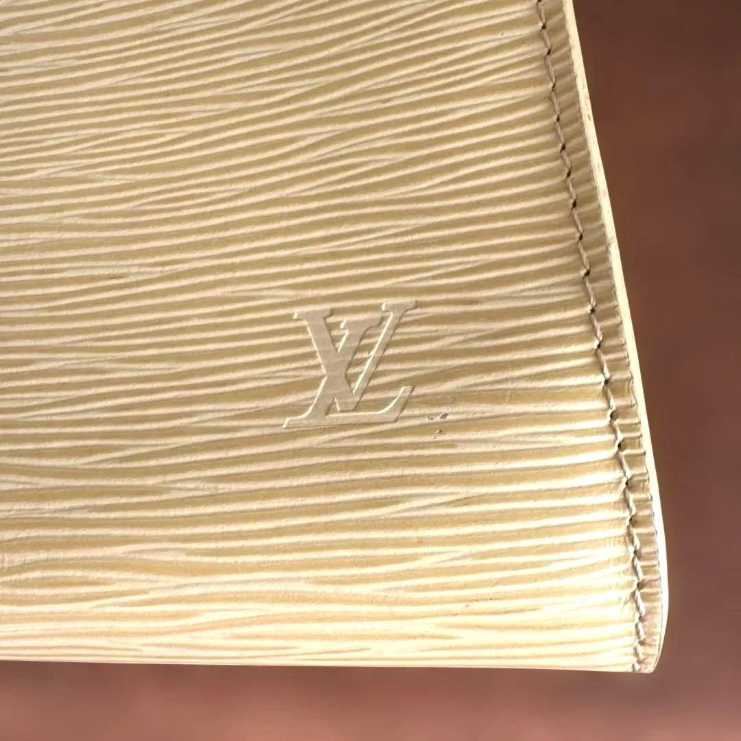 【廃番品】ルイヴィトンエピ｜アクセソワールポシェット｜タッシリイエロー｜保存袋付