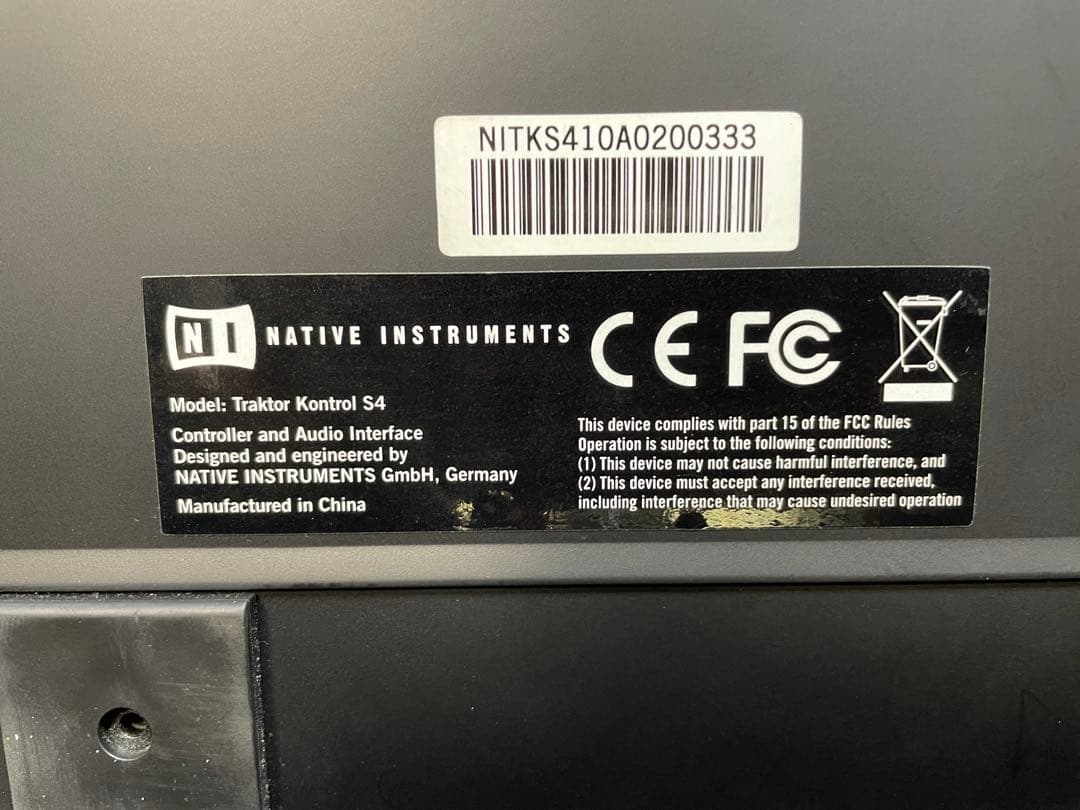 DJ機材 Native Traktor Kontrol S4 DJ 1180