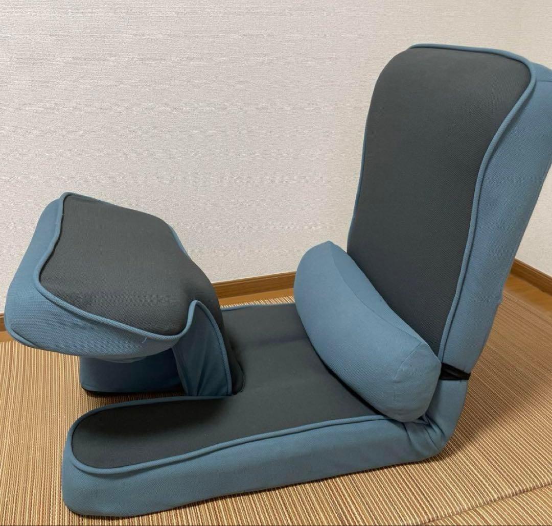 ニトリゲーミング座椅子 黒×青