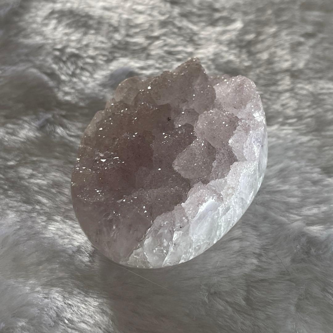 【匿名配送】ピンクアメジスト クラスター 結晶 水晶 天然石 原石 デンドリ入り