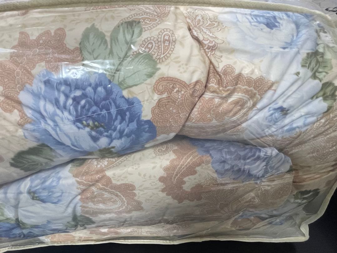 【新品】モリリン　羽毛掛けふとん　シングル　カバー付き