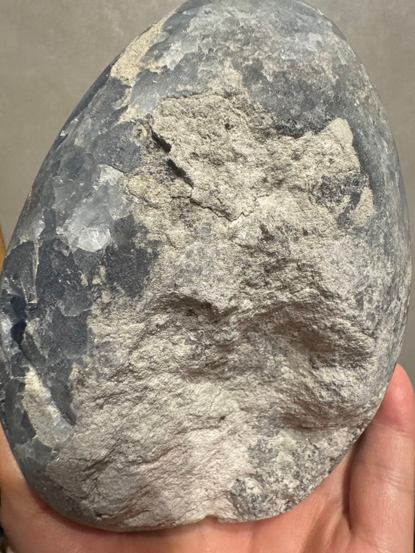 BIG！濃ブルーセレスタイト3.4kg超＆高品質　空色ブルー