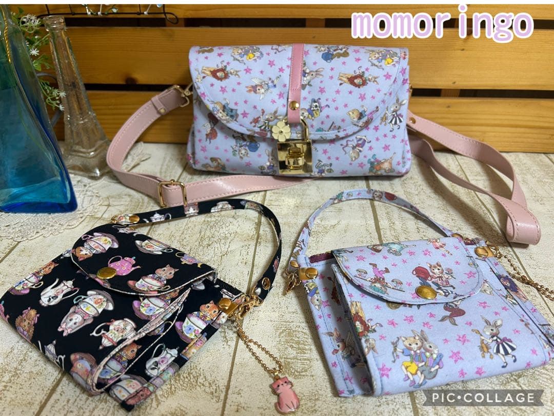 ゆきんこ様 アコーディオンお財布ショルダーバッグ ジョリーフルール