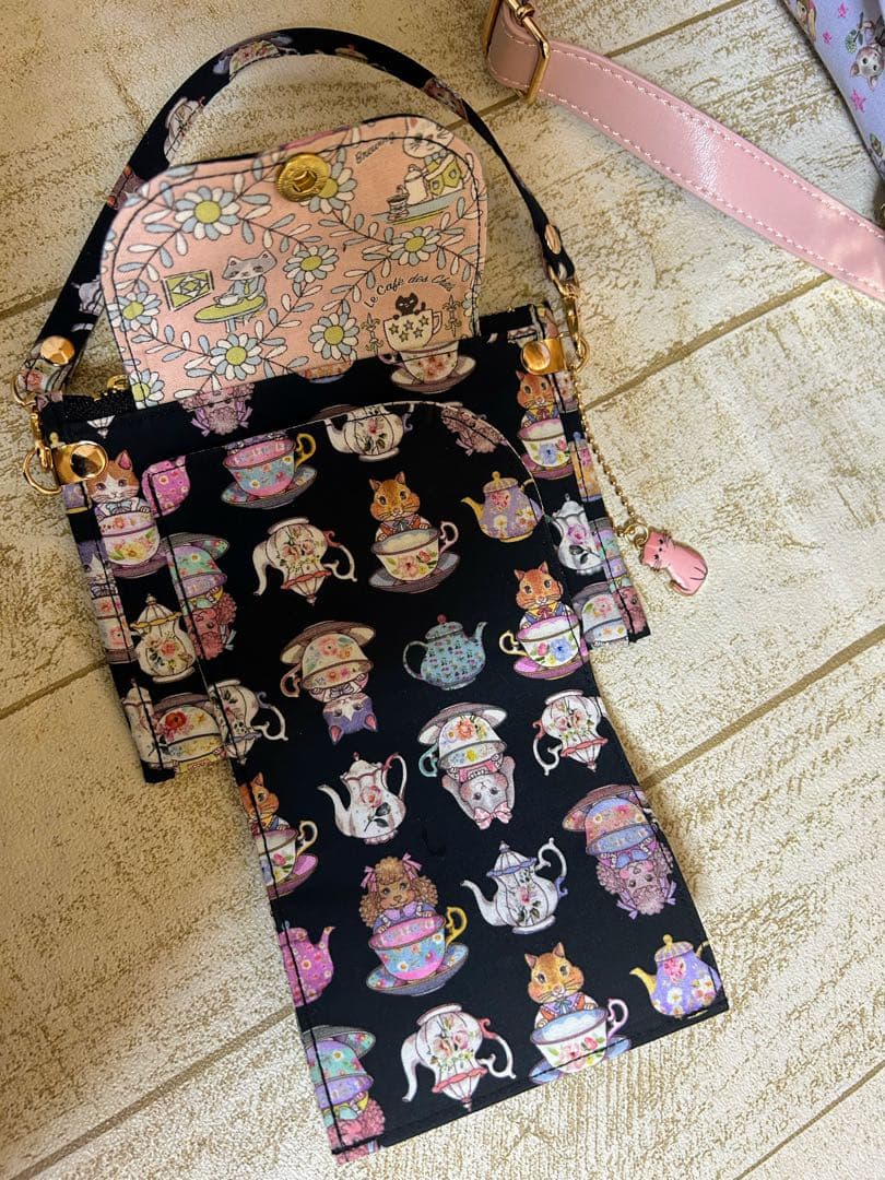 ゆきんこ様 アコーディオンお財布ショルダーバッグ ジョリーフルール