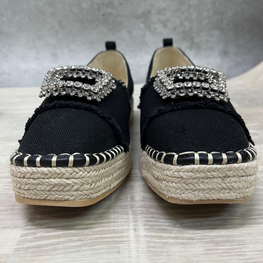 A*M様 美品！ ユナイテッドアローズ ビジュー エスパドリーユ スリッポン 3