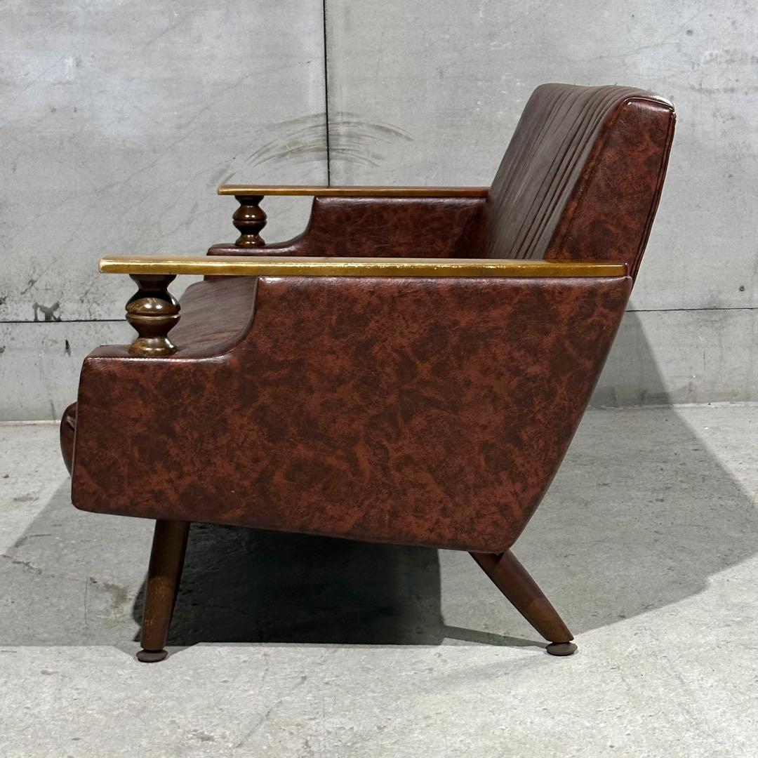 ✦1965〜1975年頃 ✦昭和ミッドセンチュリー 3人掛けソファー/ 日本製