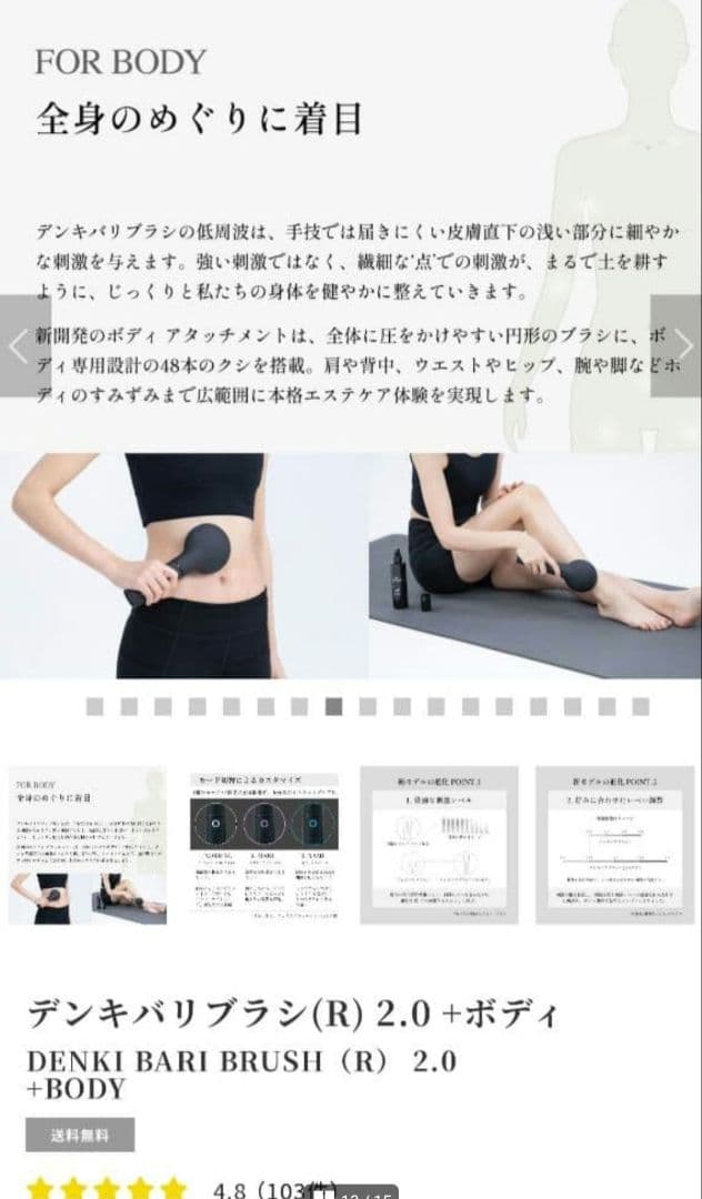 ELECTRON　デンキバリブラシ2.0＋ボディ　美品