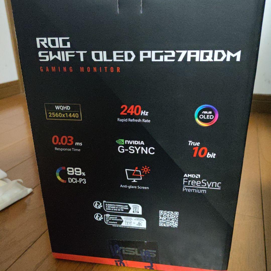 ROG Swift OLED PG27AQDM ゲーミングモニター