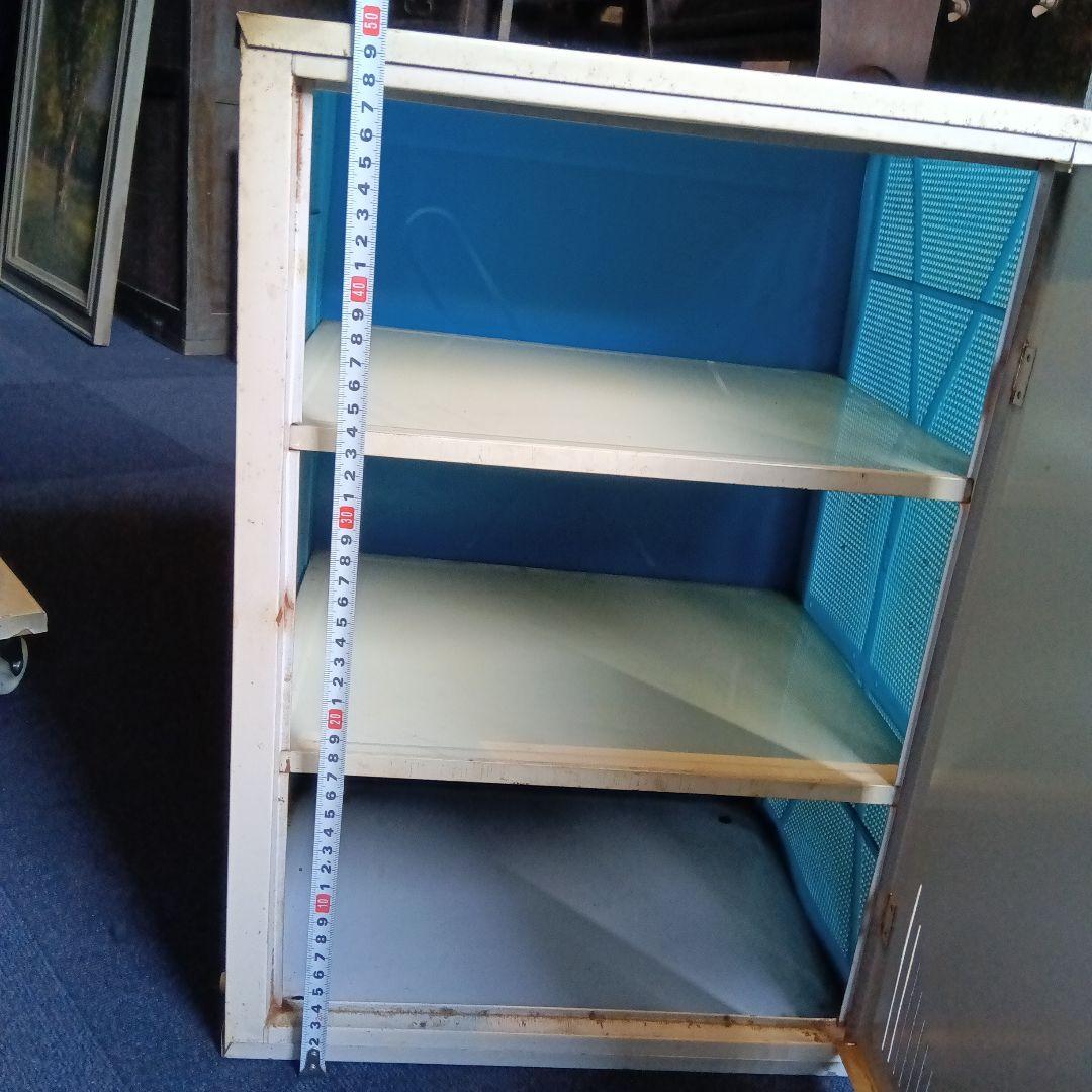 収納棚 蠅帳 昭和レトロ 車の柄 中古品