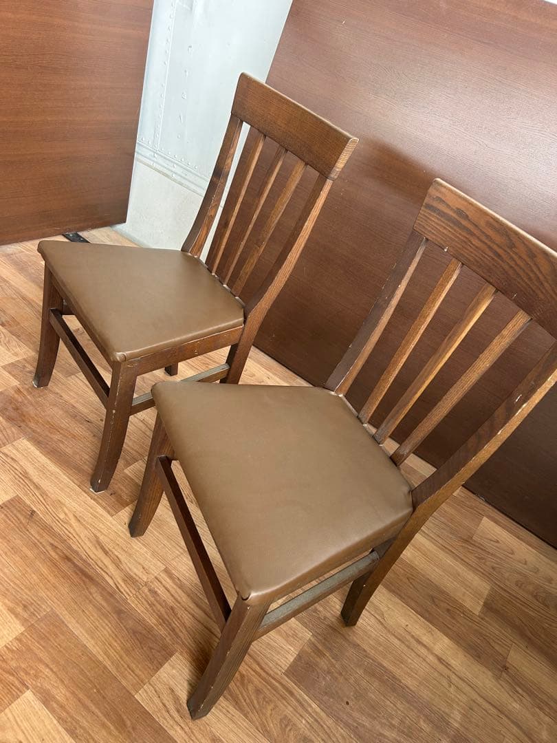 341 カリモク木製チェア2脚セット 北欧ナチュラル おしゃれ ダイニングチェア