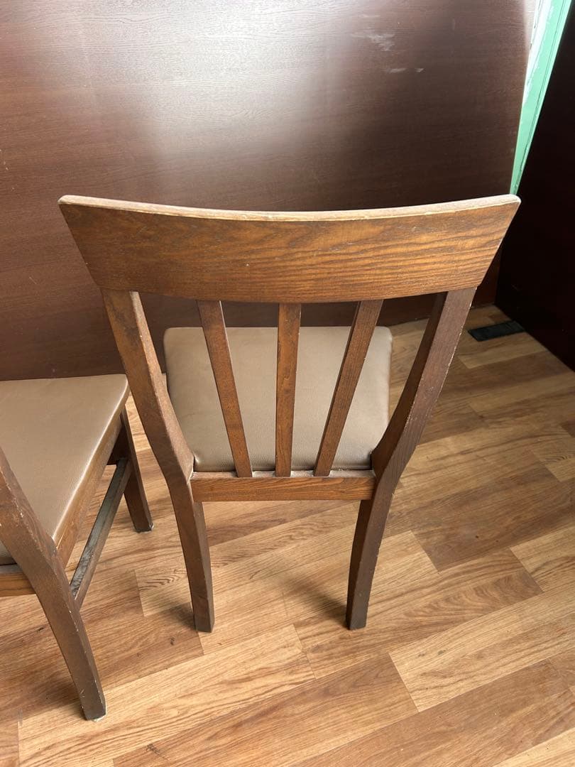 341 カリモク木製チェア2脚セット 北欧ナチュラル おしゃれ ダイニングチェア