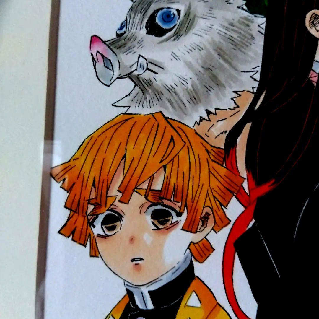 鬼滅の刃、高級複製原画。額入り【正規品】