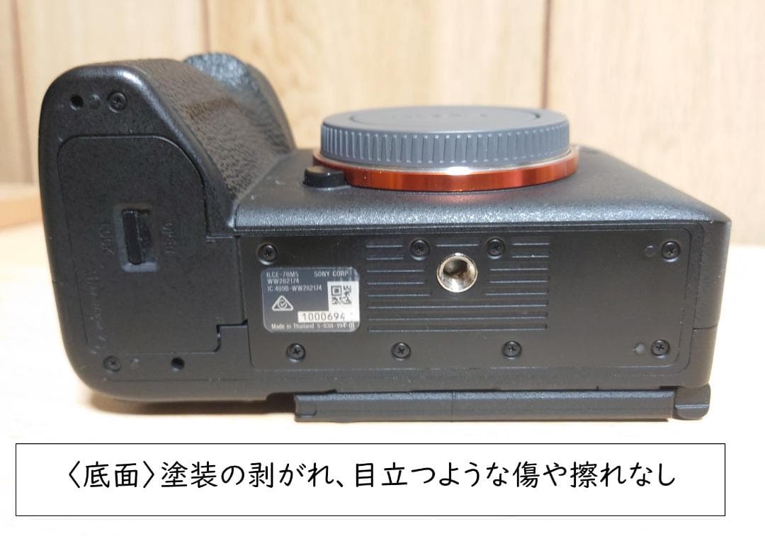 【美品】SONY α７RⅤ ILCE-7RM5（L字プレート＆深型アイカップ付）