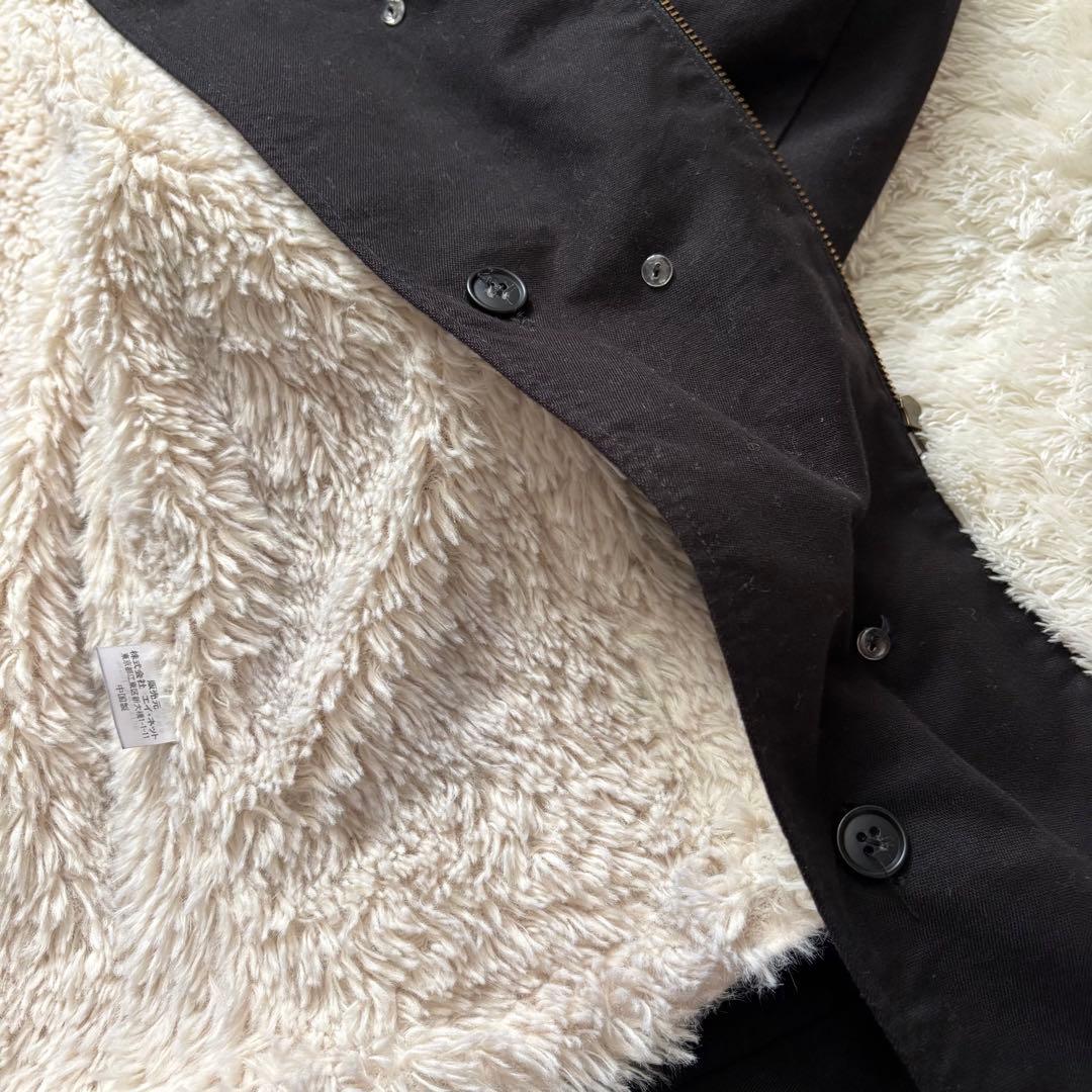 TSUMORI CHISATO ツモリチサト フードモッズコート ファー ボア