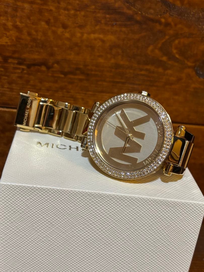 MICHAEL KORS ゴールド ブレスレット時計(＊箱付き+500円)