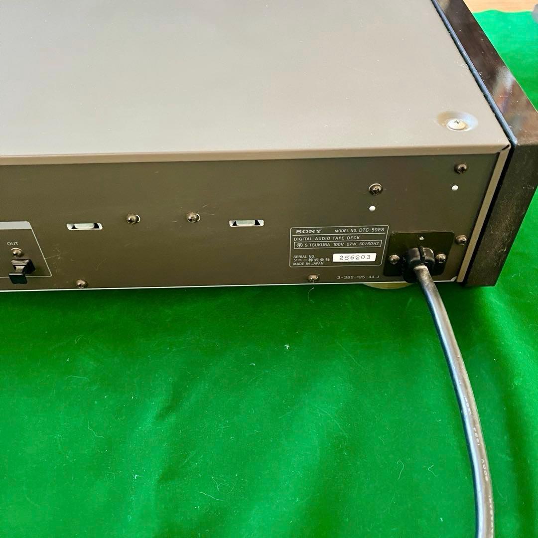 【ジャンク扱い】SONY DTC-59ES DATデッキ 録音済みテープ付き