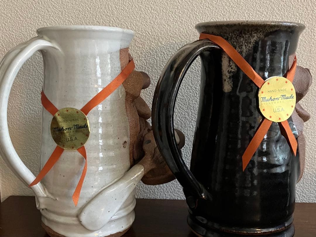 “Mahon Made Stoneware” Beerマグ （ジョッキ）ペア