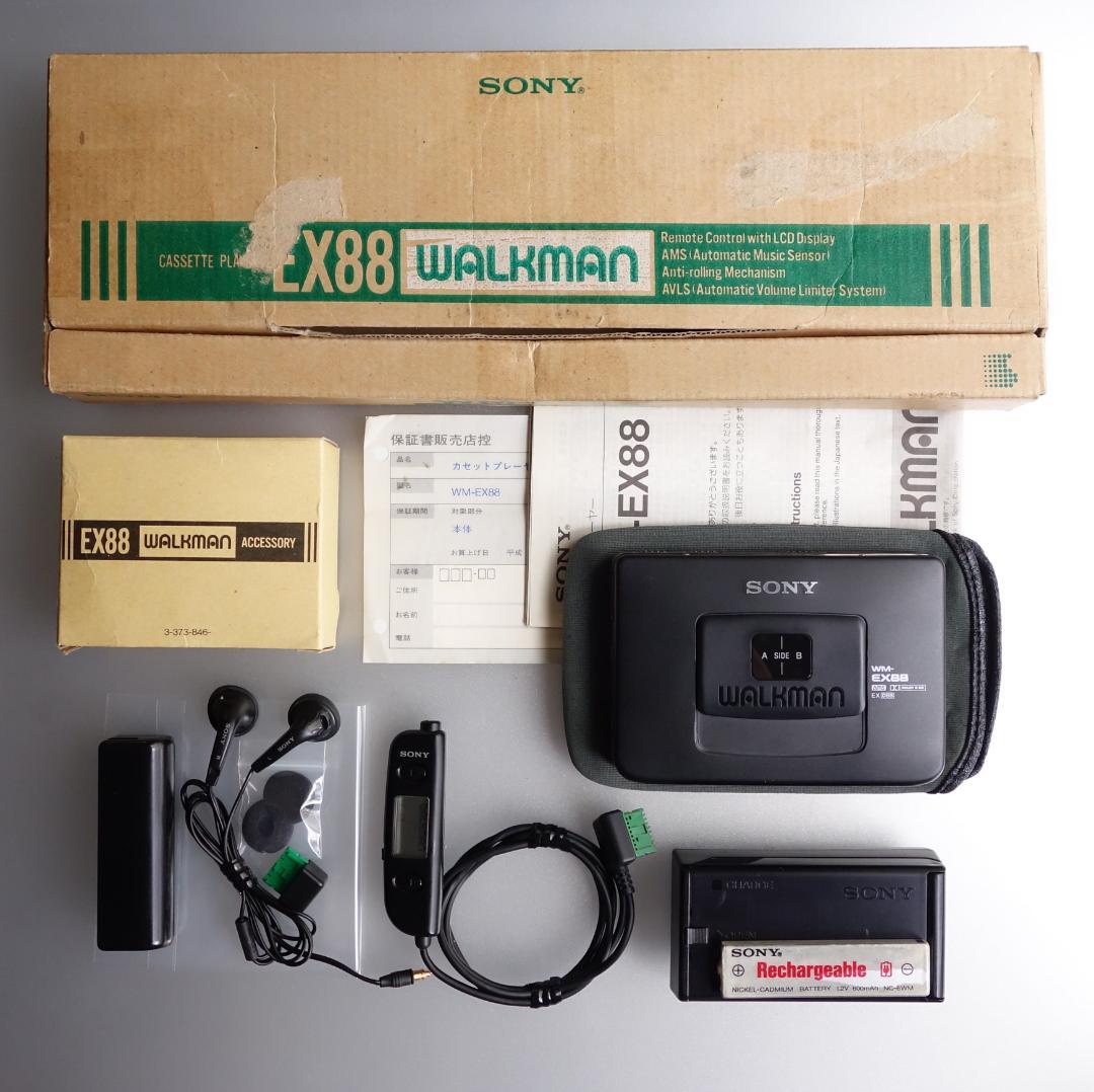 【動作超美品】WM-EX88 ソニー ウォークマン カセットテープ プレーヤー
