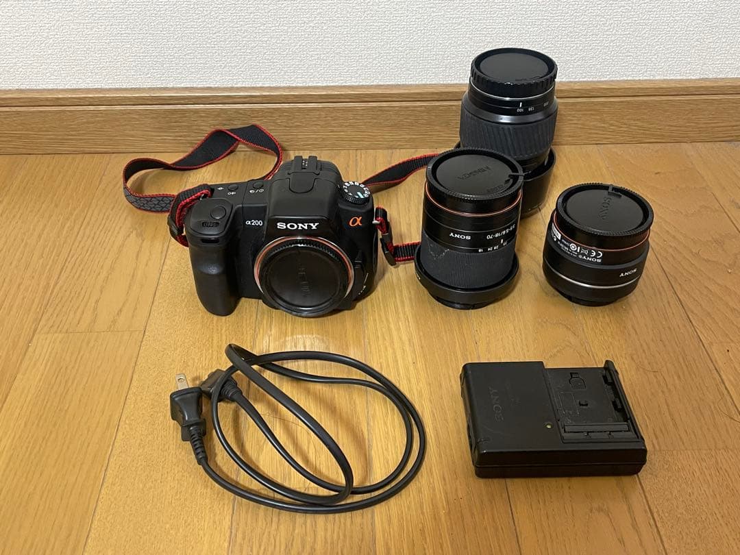 SONY α200 デジタル一眼レフ カメラセット
