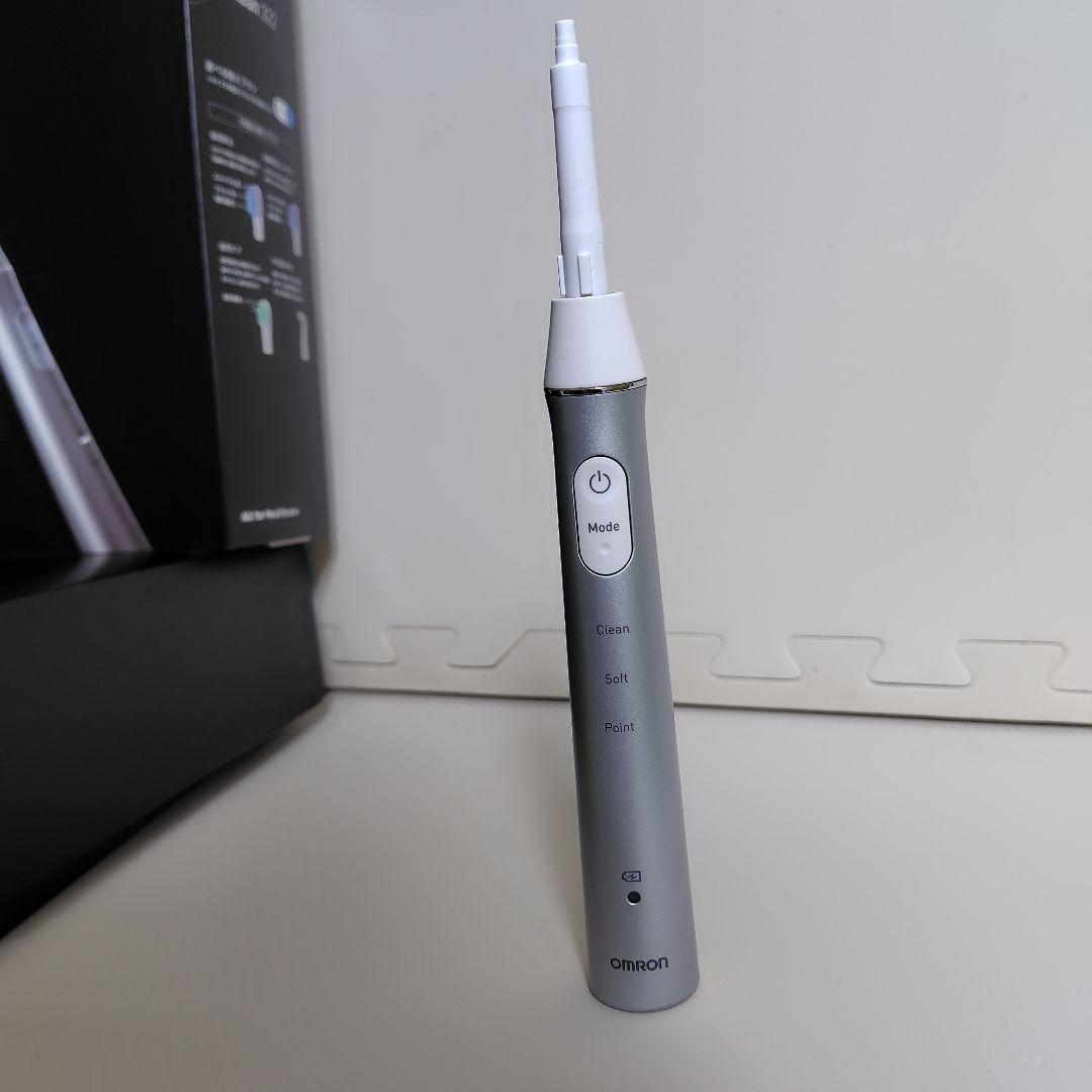 オムロン電動歯ブラシ OMRON HT-B322-SL 替えポイントブラシ付き