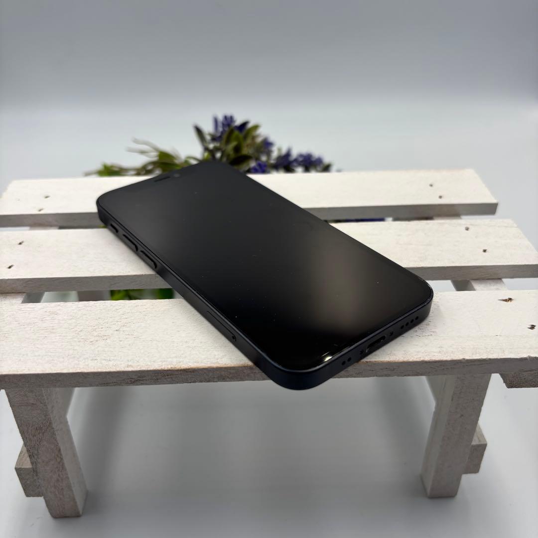【美品】iPhone 12 mini 64GB ブラック 348